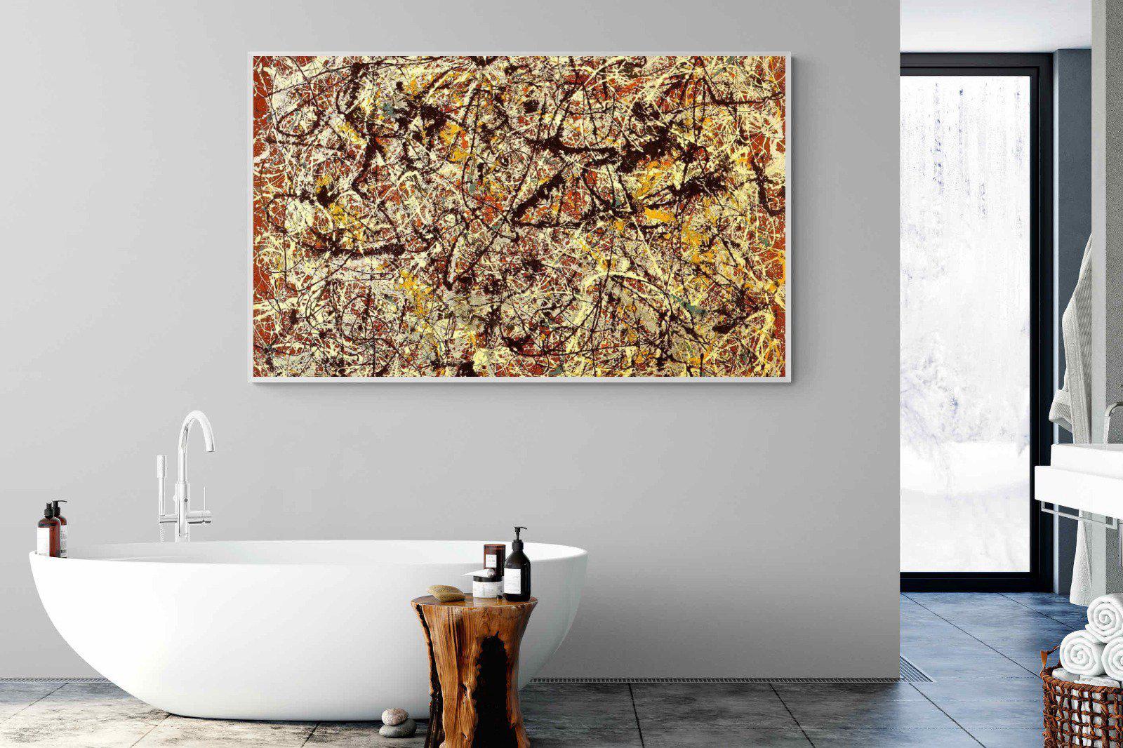 Mural on Indian Red Ground-Wall_Art-180 x 110cm-Mounted Canvas-White-Pixalot