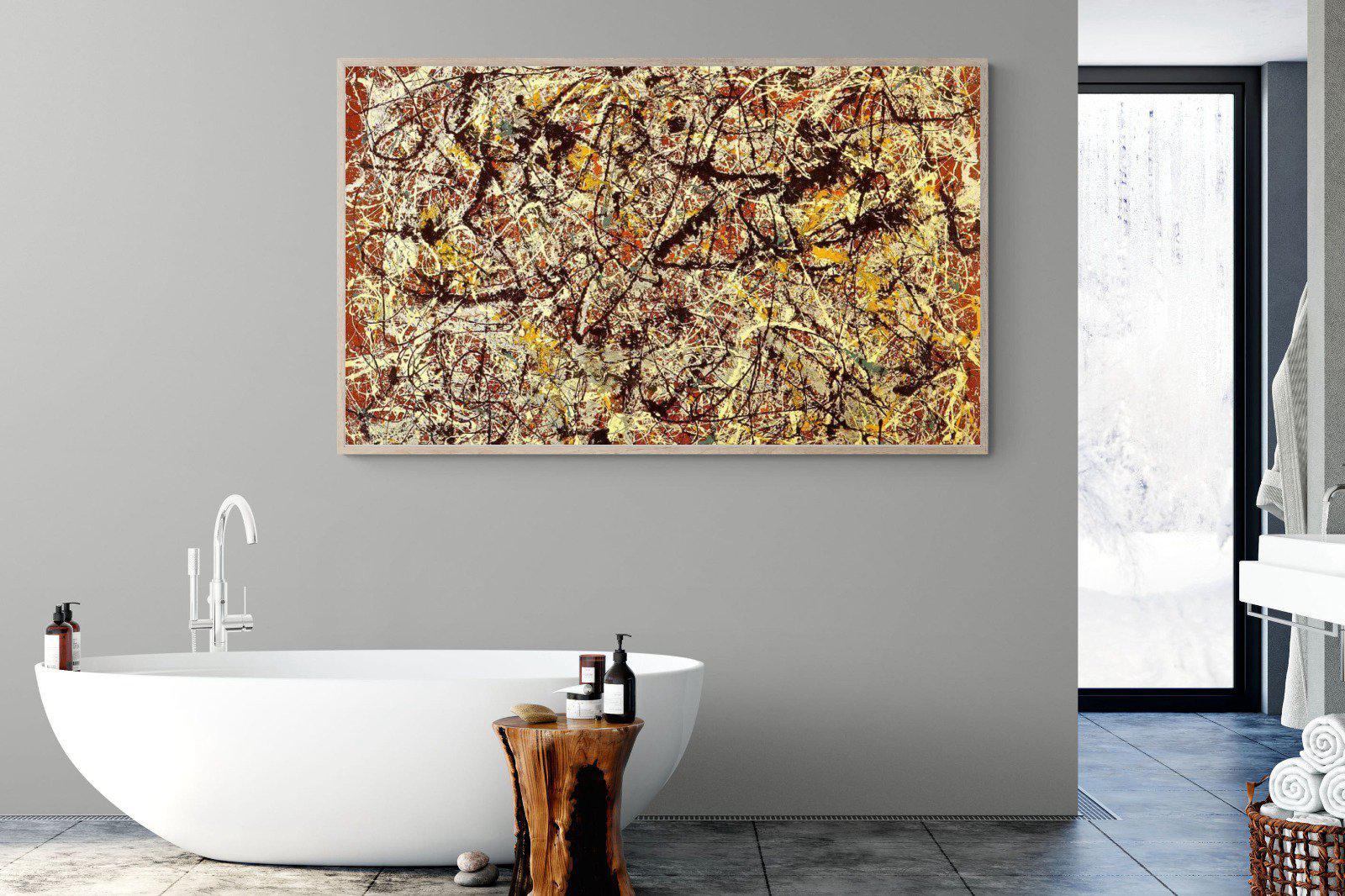 Mural on Indian Red Ground-Wall_Art-180 x 110cm-Mounted Canvas-Wood-Pixalot
