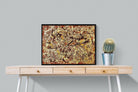 Mural on Indian Red Ground-Wall_Art-80 x 60cm-Mounted Canvas-Black-Pixalot