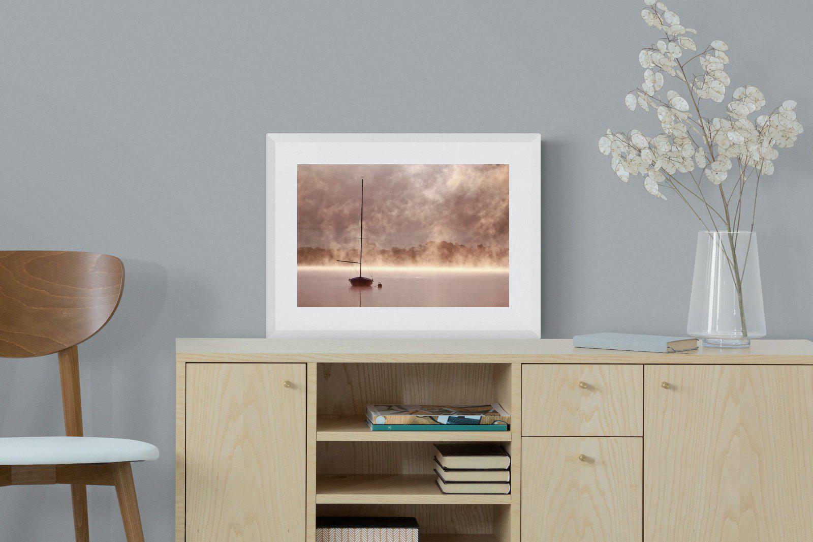 Mystical-Wall_Art-60 x 45cm-Framed Print-White-Pixalot
