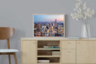 NYC Sunset-Wall_Art-60 x 45cm-Mounted Canvas-Wood-Pixalot