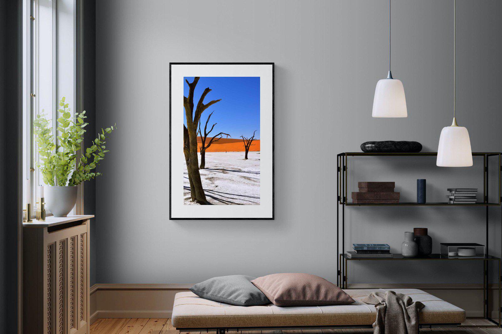 Namib Desert-Wall_Art-100 x 150cm-Framed Print-Black-Pixalot