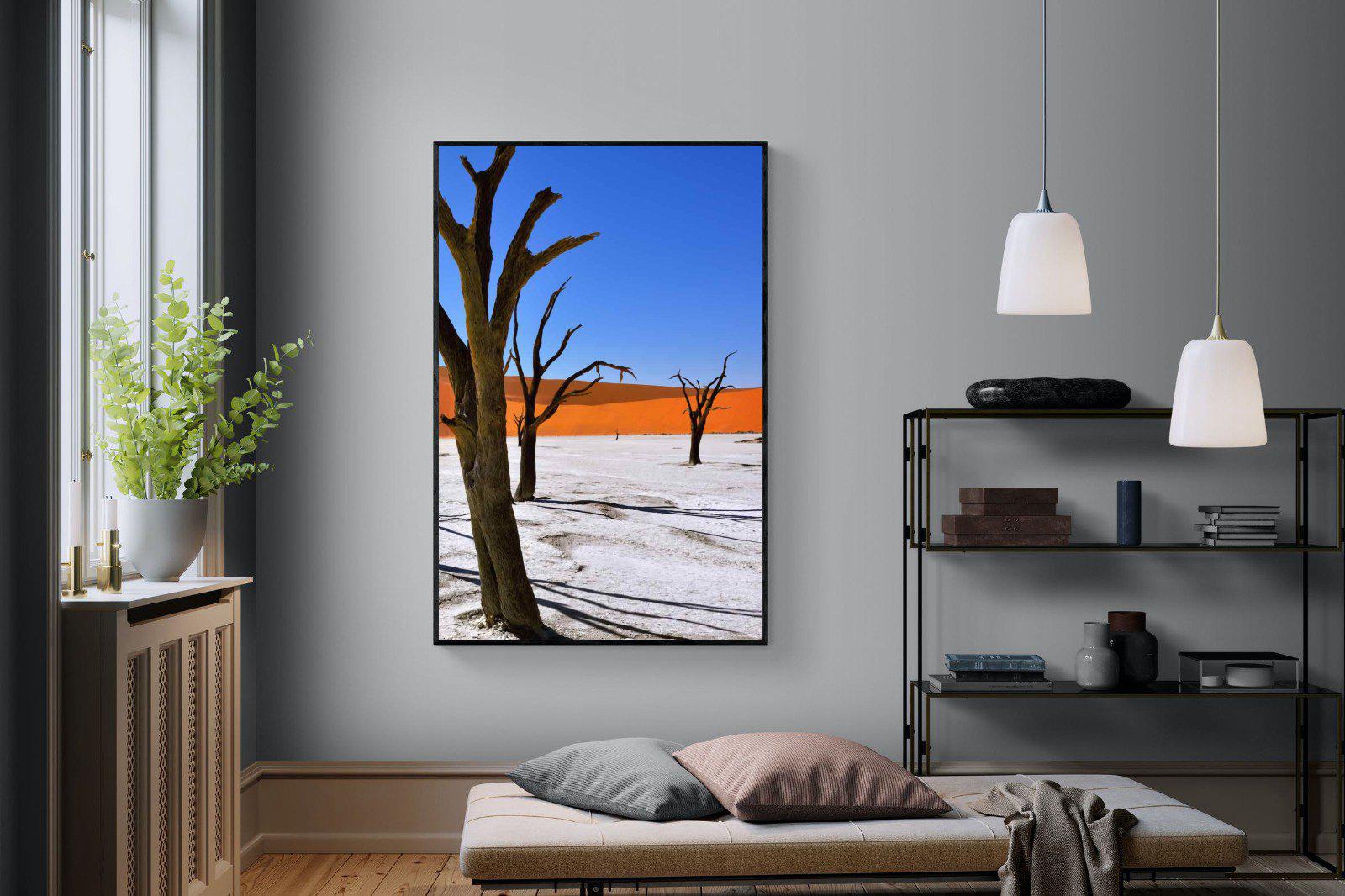 Namib Desert-Wall_Art-120 x 180cm-Mounted Canvas-Black-Pixalot