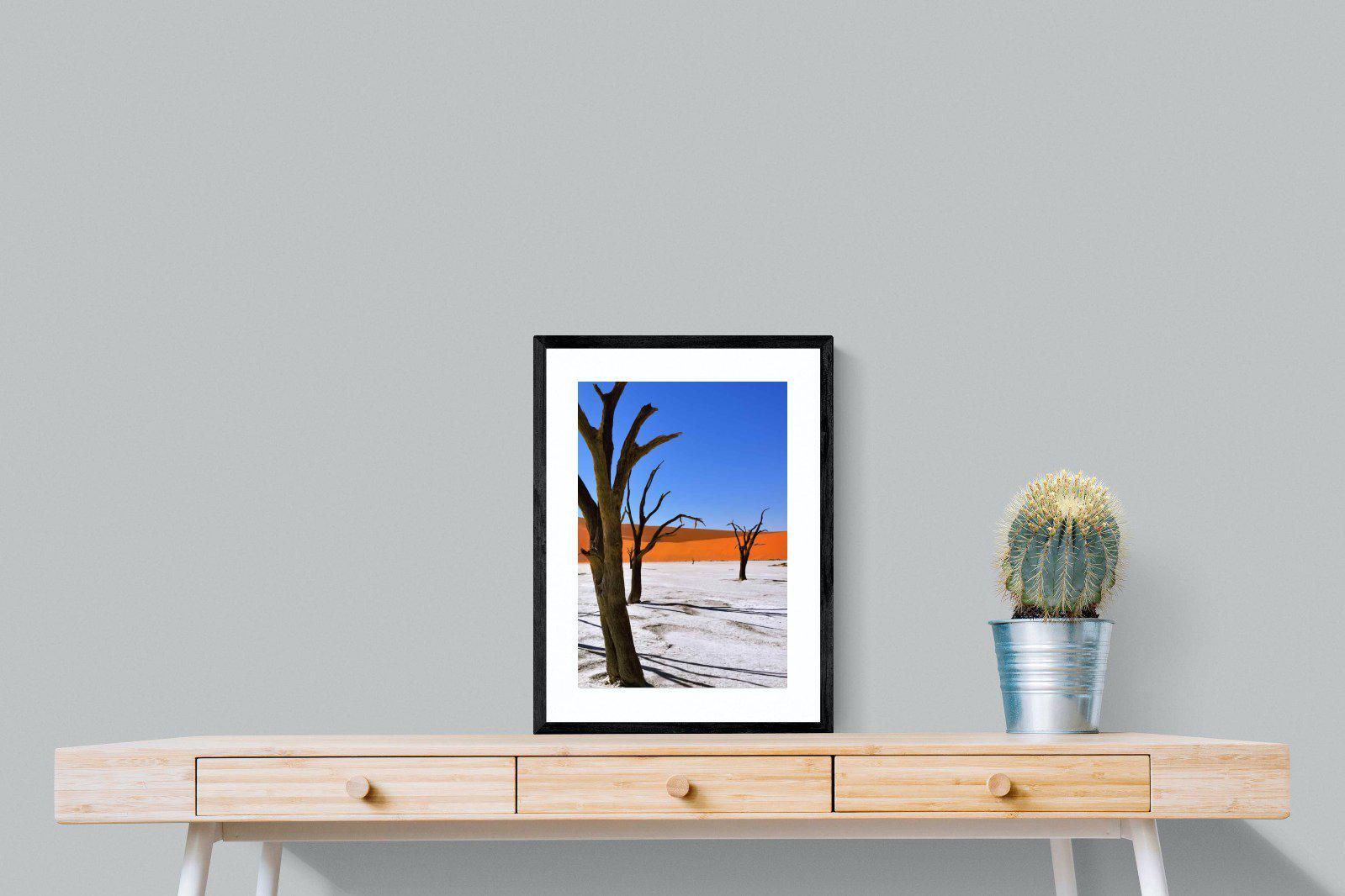 Namib Desert-Wall_Art-45 x 60cm-Framed Print-Black-Pixalot