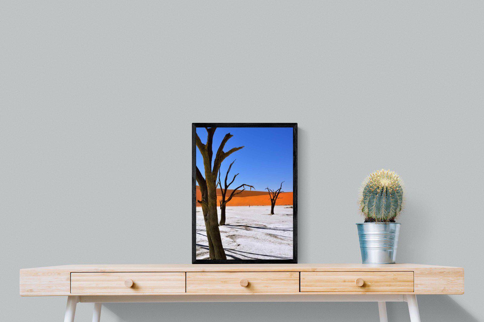 Namib Desert-Wall_Art-45 x 60cm-Mounted Canvas-Black-Pixalot