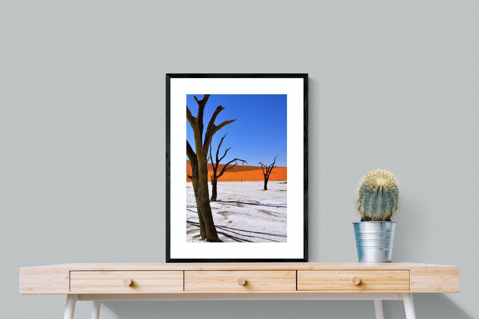 Namib Desert-Wall_Art-60 x 80cm-Framed Print-Black-Pixalot