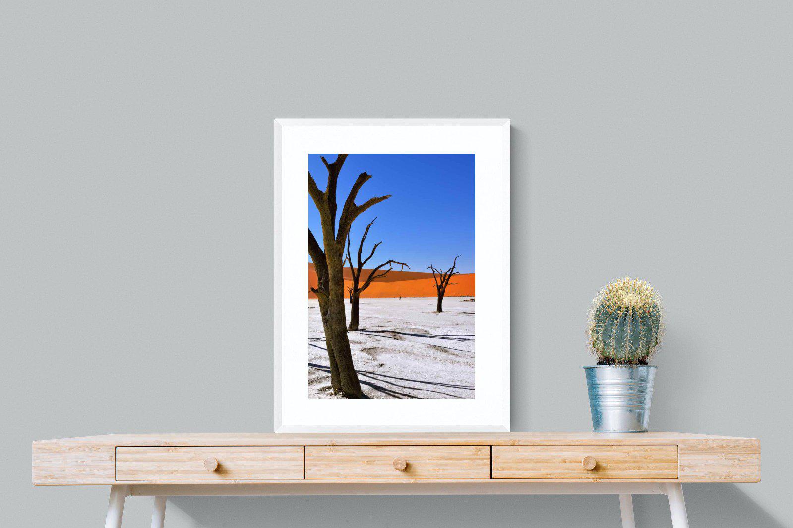 Namib Desert-Wall_Art-60 x 80cm-Framed Print-White-Pixalot