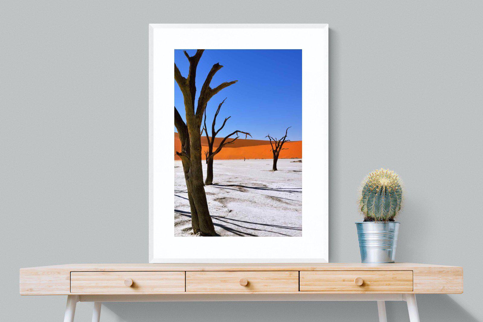Namib Desert-Wall_Art-75 x 100cm-Framed Print-White-Pixalot