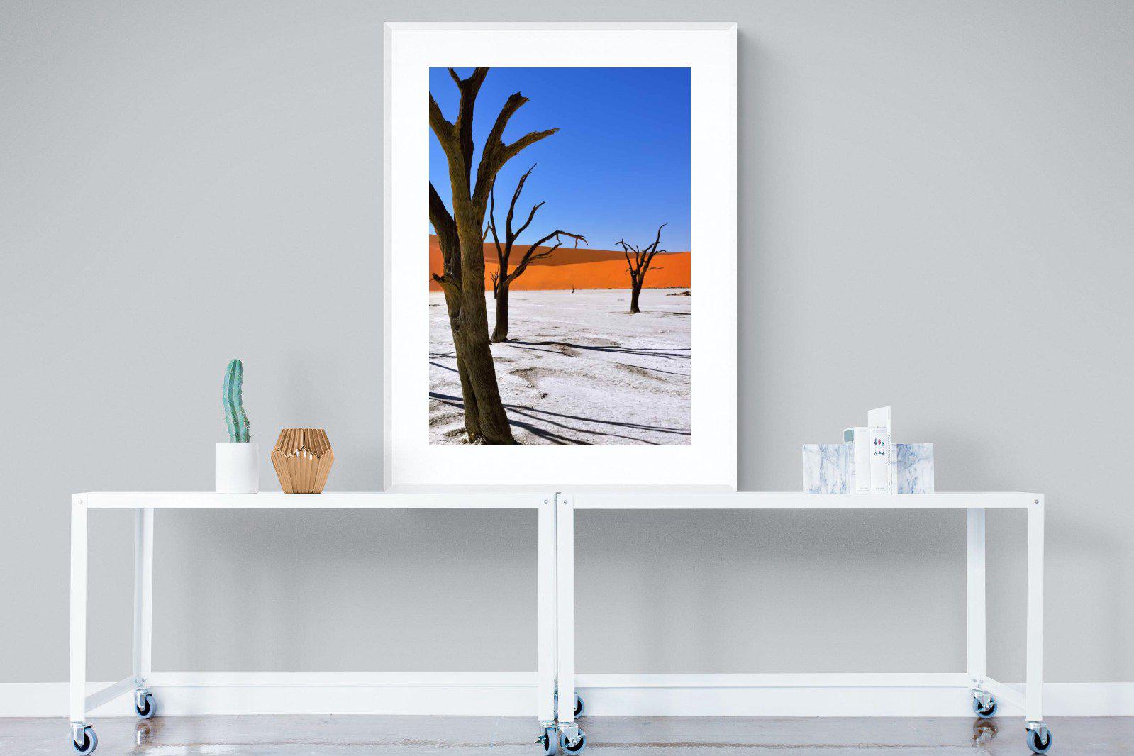 Namib Desert-Wall_Art-90 x 120cm-Framed Print-White-Pixalot
