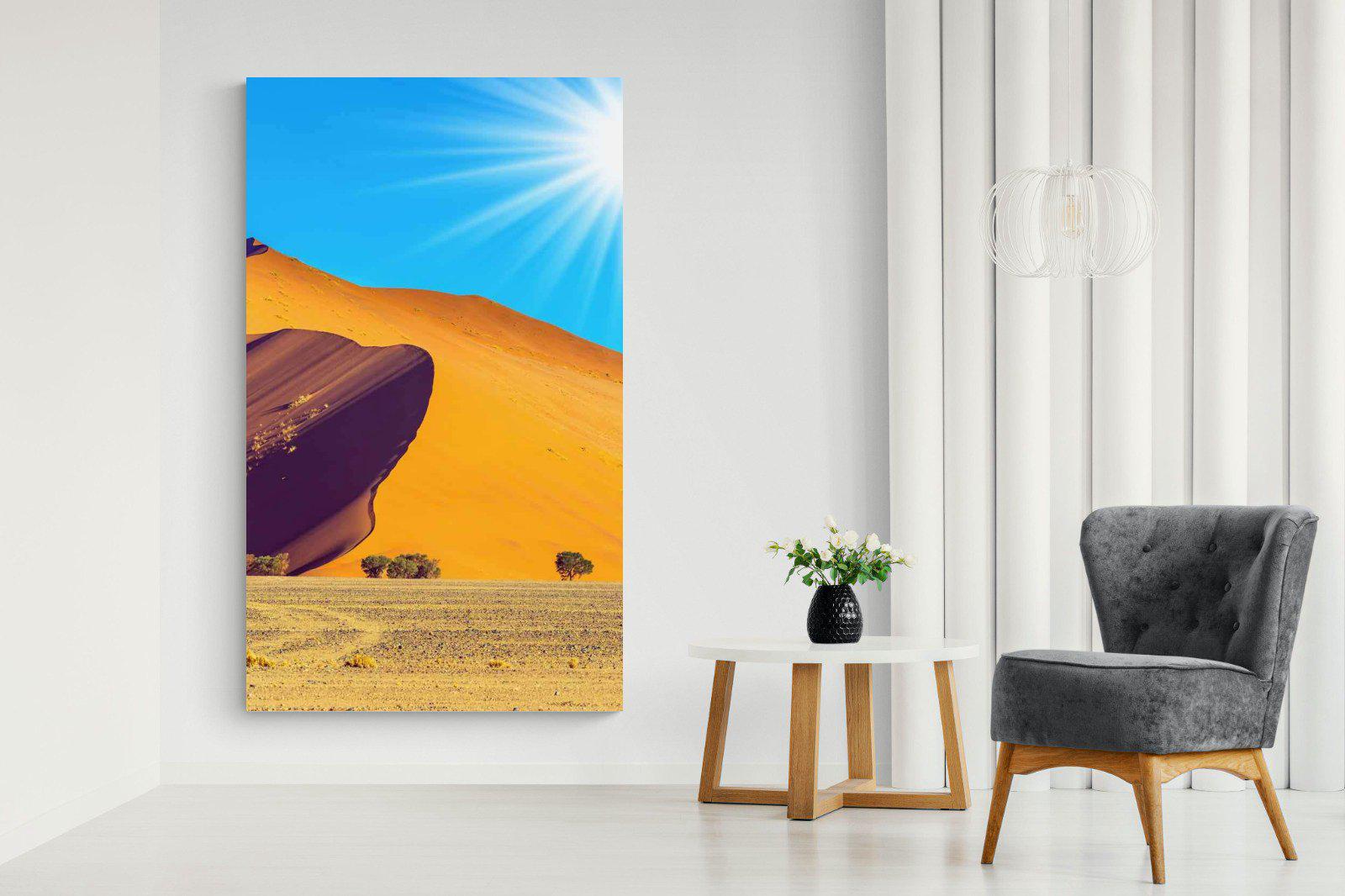 Namibian Landscape-Wall_Art-130 x 220cm-Mounted Canvas-No Frame-Pixalot