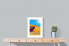 Namibian Landscape-Wall_Art-45 x 60cm-Framed Print-White-Pixalot