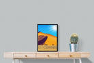 Namibian Landscape-Wall_Art-45 x 60cm-Mounted Canvas-Black-Pixalot