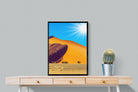 Namibian Landscape-Wall_Art-60 x 80cm-Mounted Canvas-Black-Pixalot
