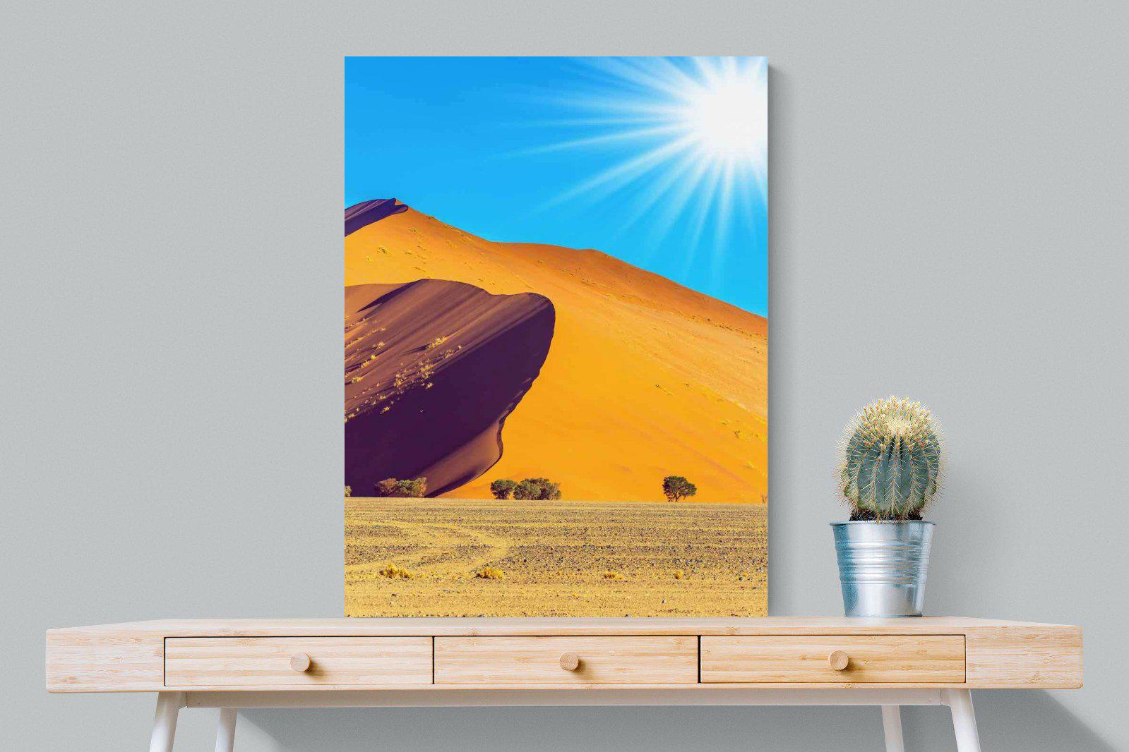 Namibian Landscape-Wall_Art-75 x 100cm-Mounted Canvas-No Frame-Pixalot