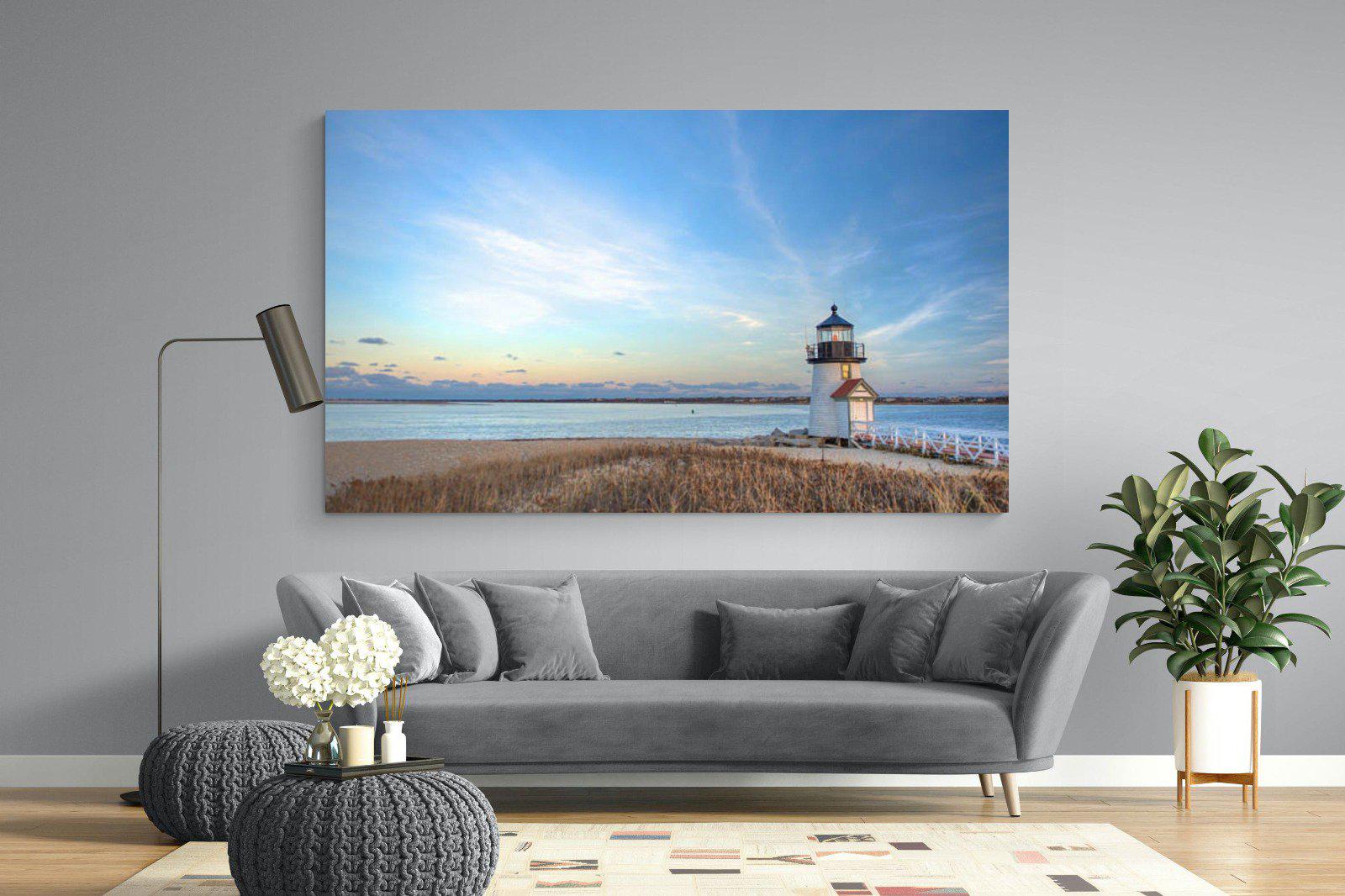 Nantucket Lighthouse-Wall_Art-220 x 130cm-Mounted Canvas-No Frame-Pixalot