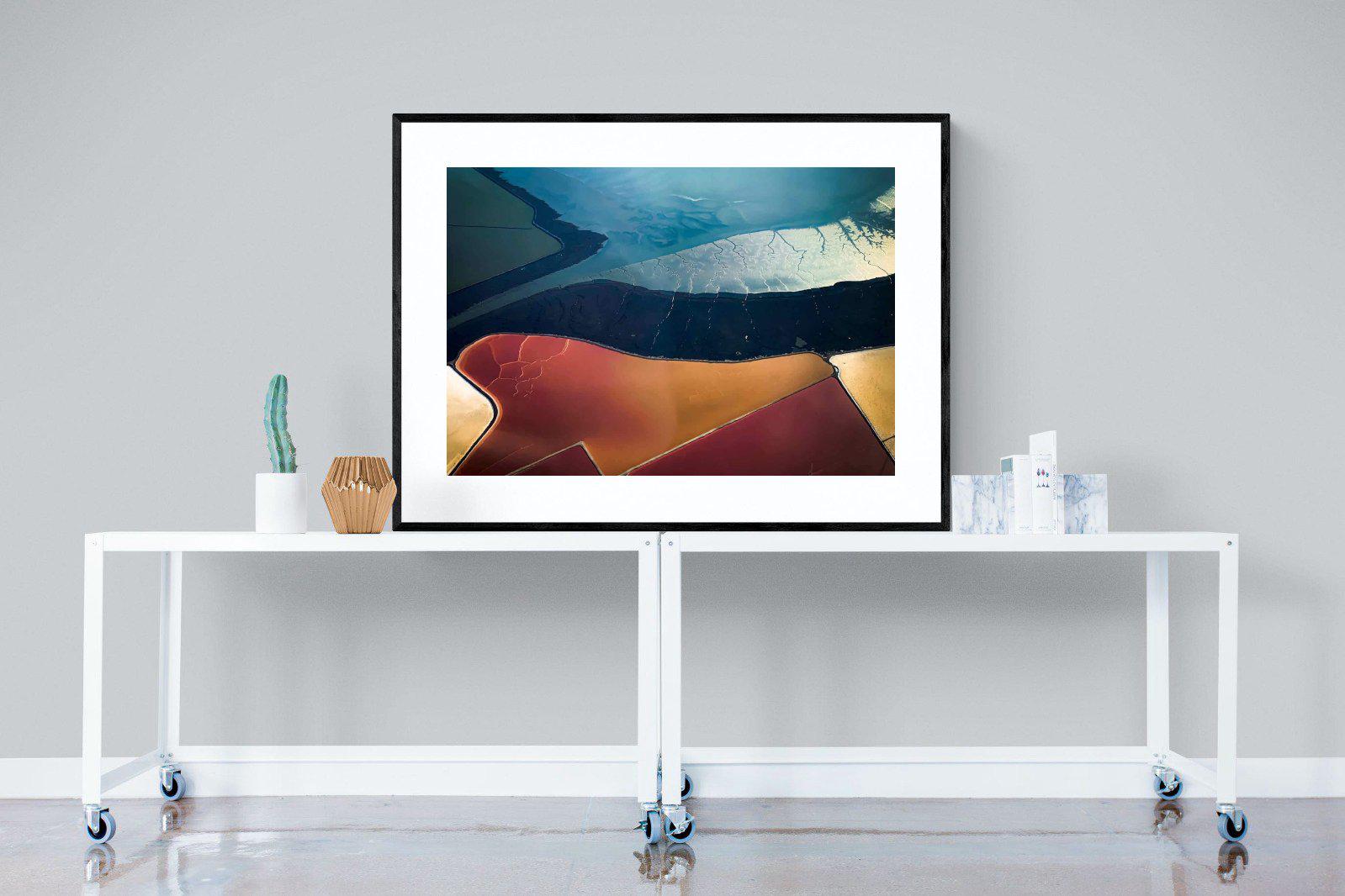 Natural Geometry-Wall_Art-120 x 90cm-Framed Print-Black-Pixalot