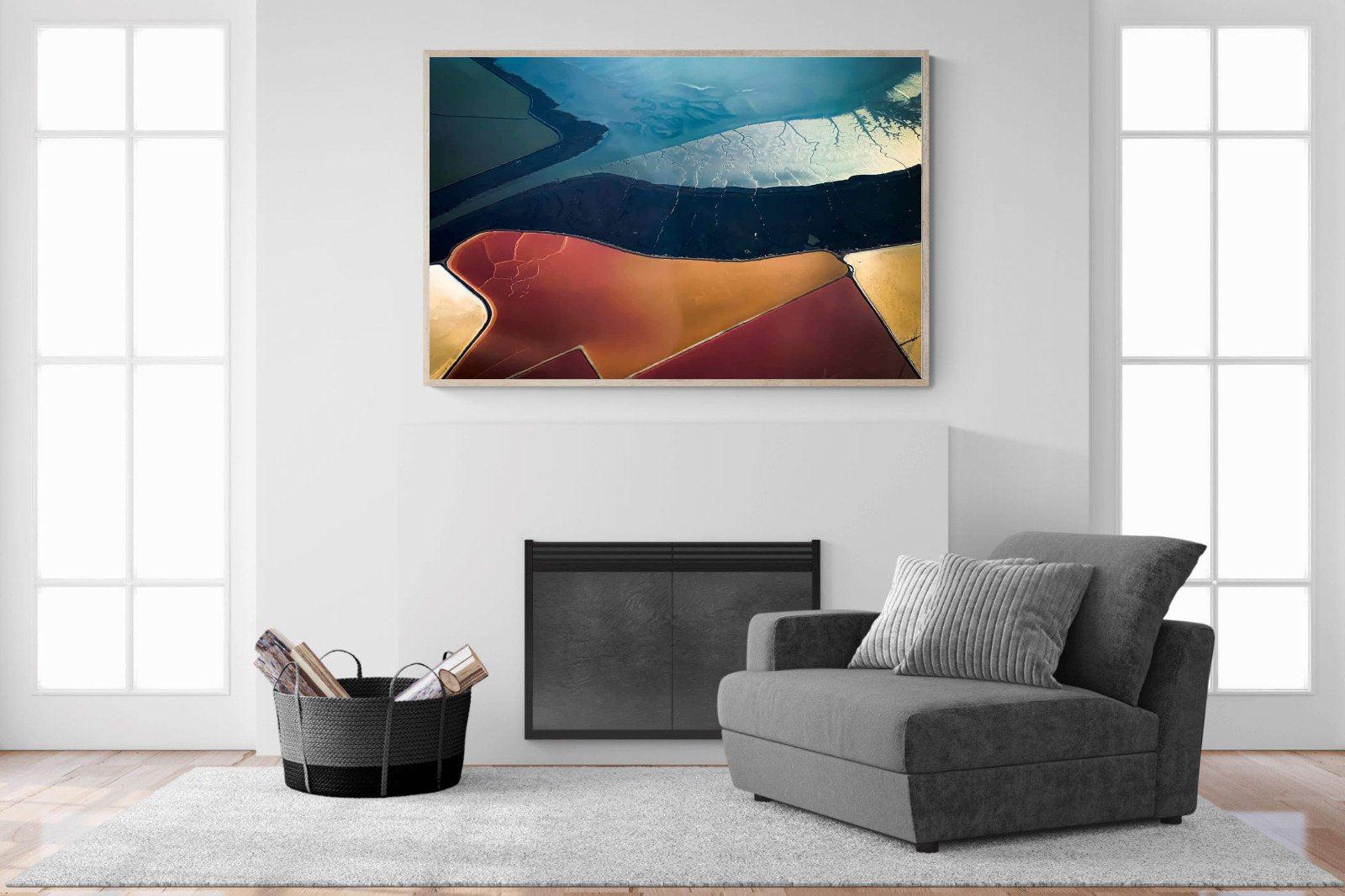 Natural Geometry-Wall_Art-150 x 100cm-Mounted Canvas-Wood-Pixalot