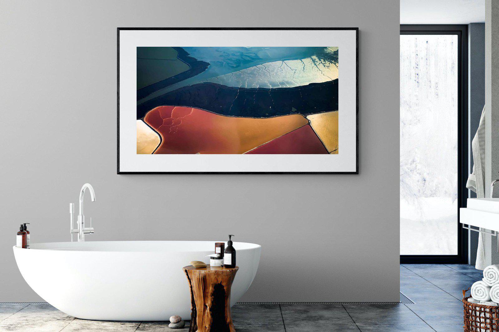 Natural Geometry-Wall_Art-180 x 110cm-Framed Print-Black-Pixalot