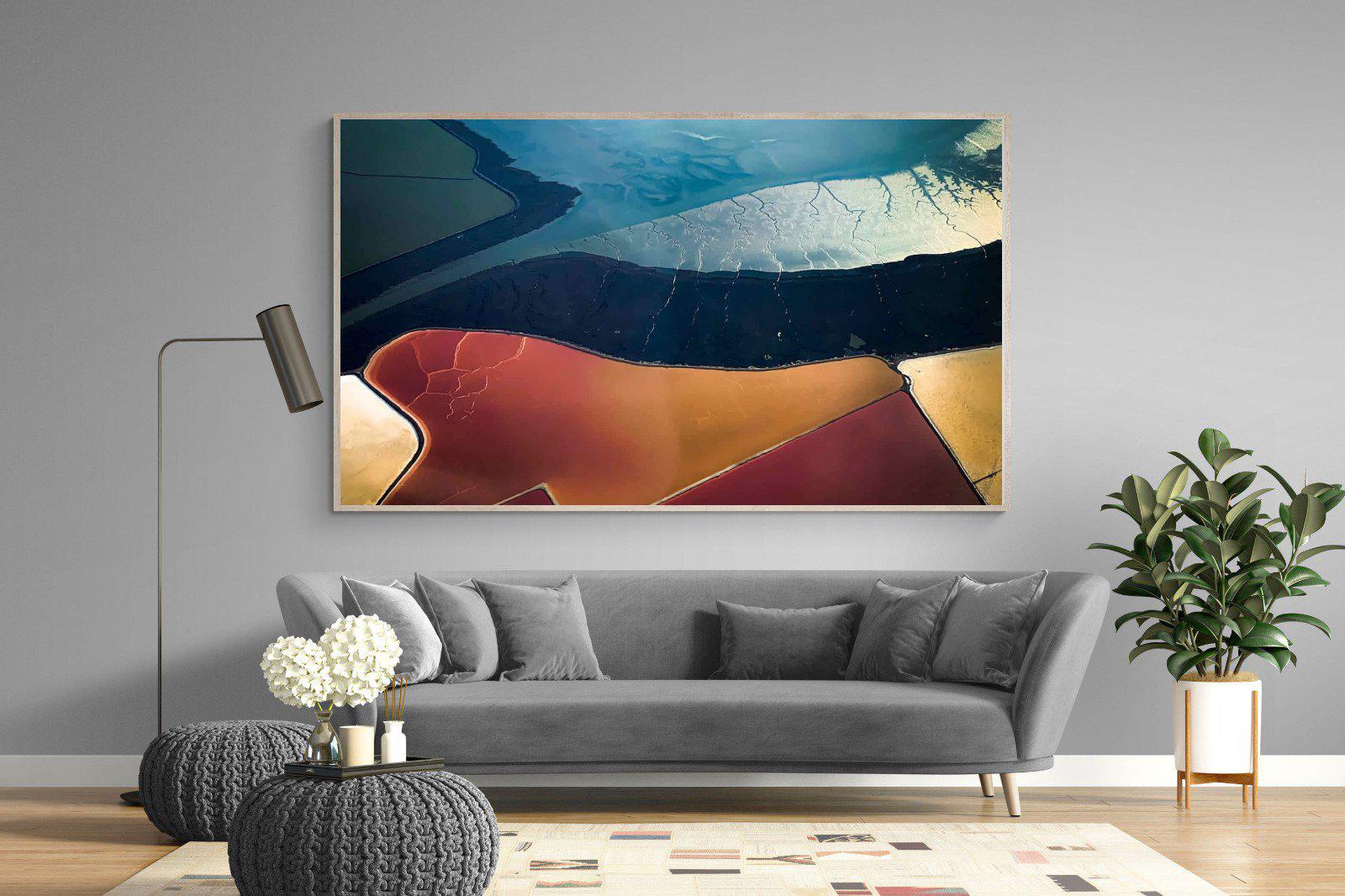 Natural Geometry-Wall_Art-220 x 130cm-Mounted Canvas-Wood-Pixalot