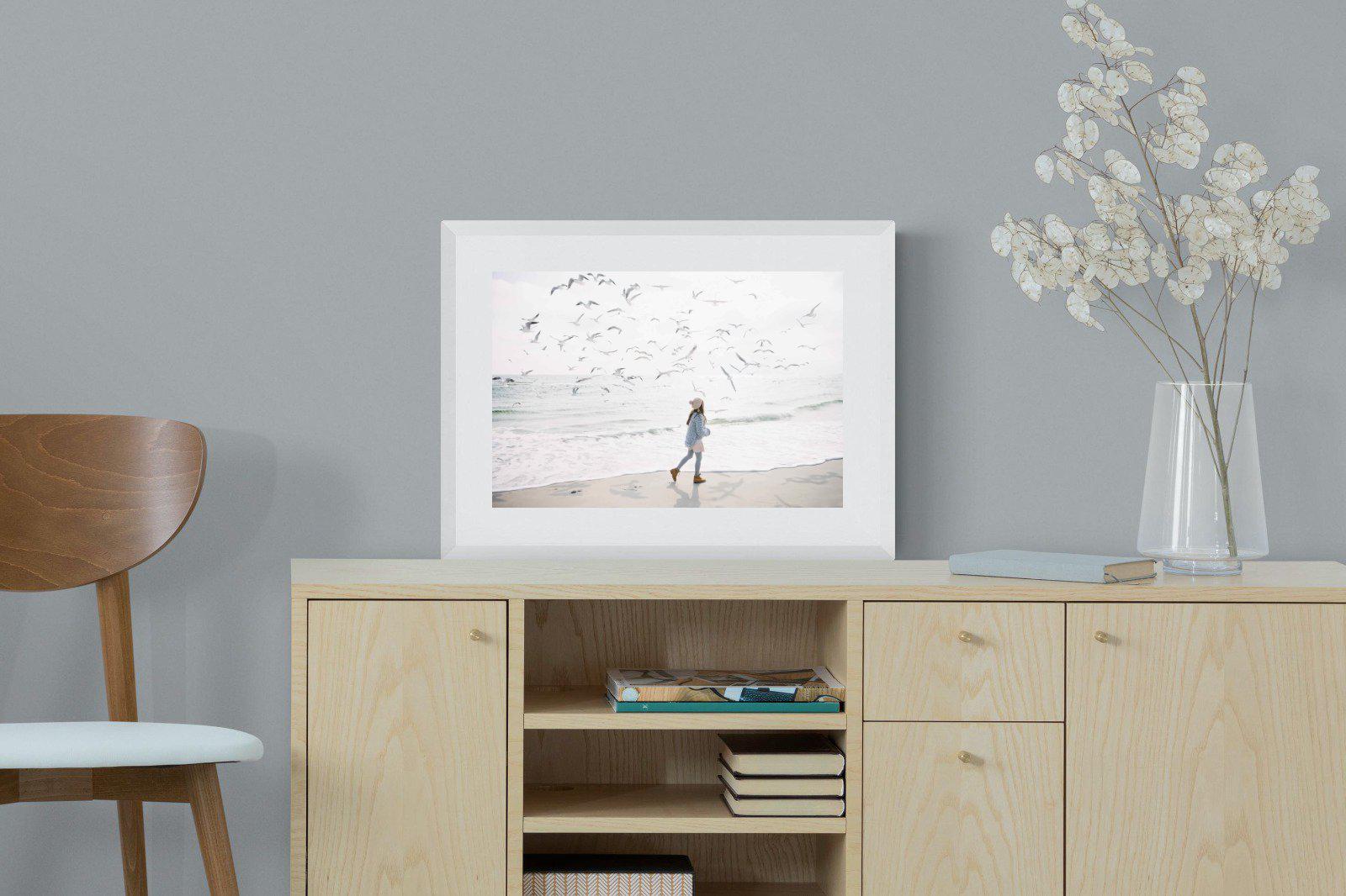 Nature's Playground-Wall_Art-60 x 45cm-Framed Print-White-Pixalot