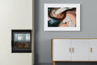 Nature's Swirl-Wall_Art-100 x 75cm-Framed Print-White-Pixalot