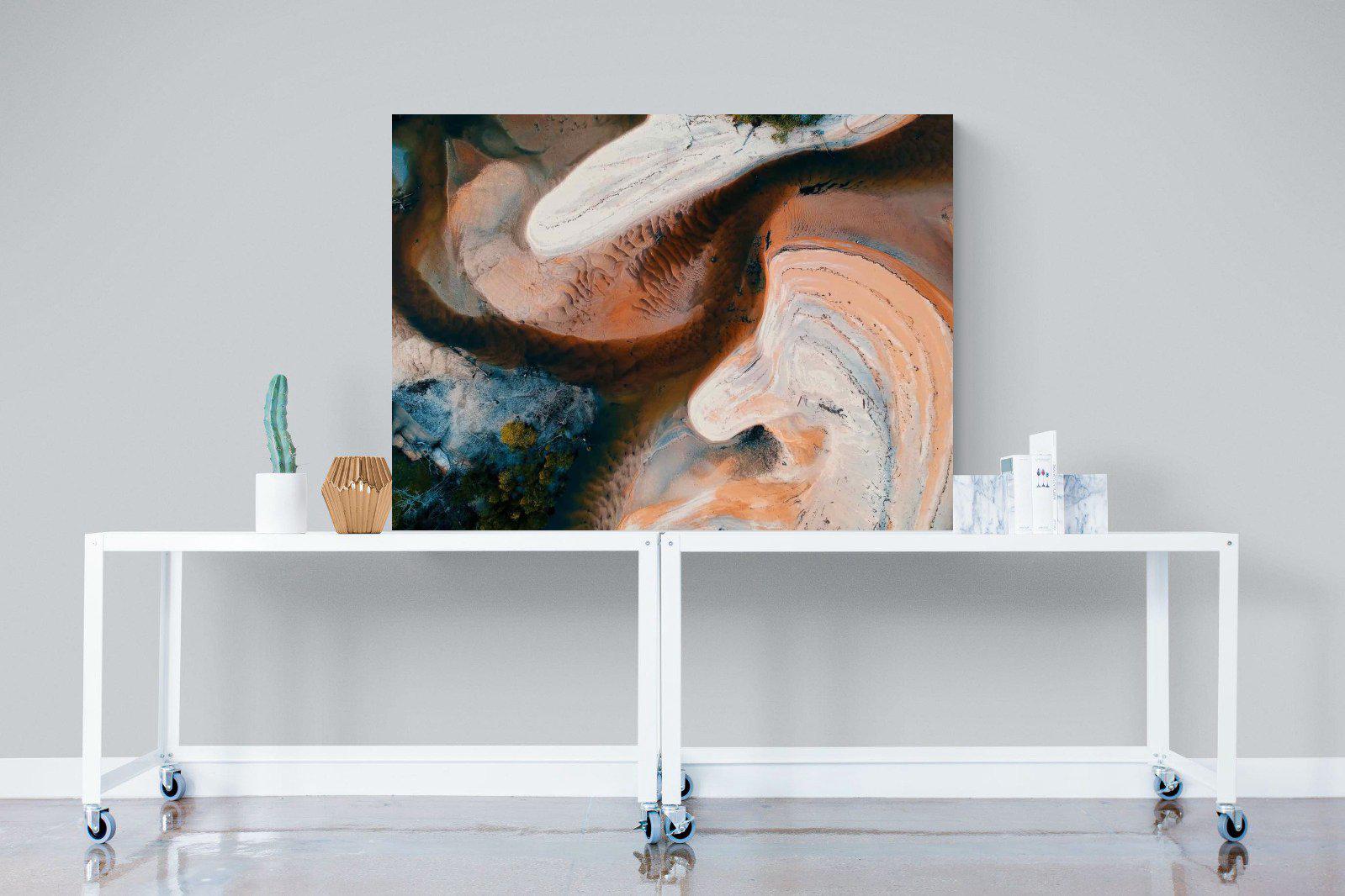 Nature's Swirl-Wall_Art-120 x 90cm-Mounted Canvas-No Frame-Pixalot