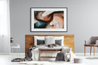 Nature's Swirl-Wall_Art-150 x 100cm-Framed Print-Black-Pixalot