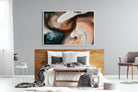 Nature's Swirl-Wall_Art-150 x 100cm-Mounted Canvas-White-Pixalot
