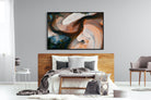 Nature's Swirl-Wall_Art-150 x 100cm-Mounted Canvas-Black-Pixalot