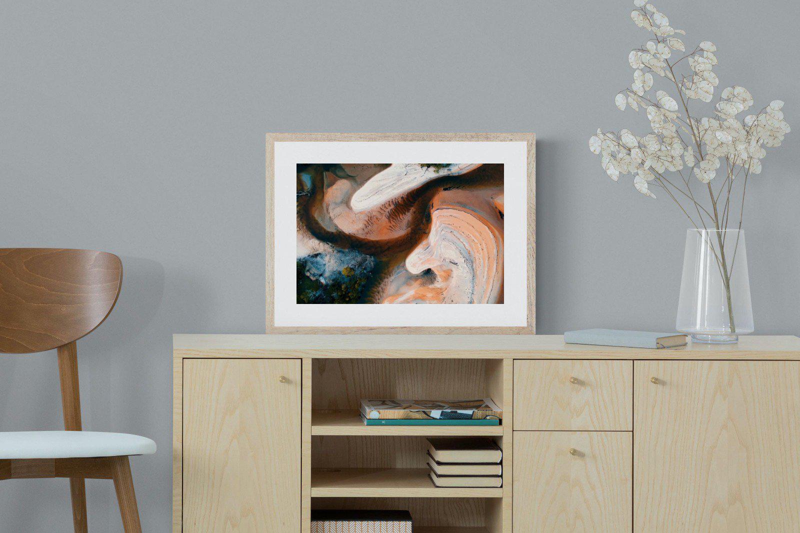 Nature's Swirl-Wall_Art-60 x 45cm-Framed Print-Wood-Pixalot