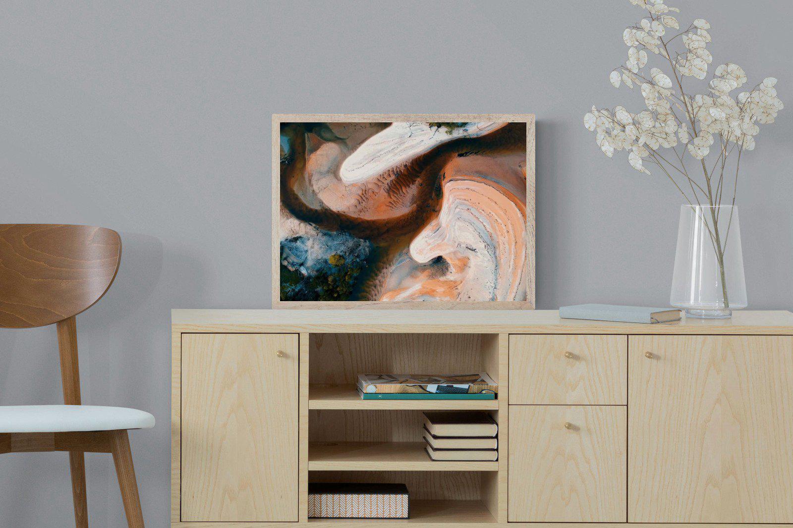 Nature's Swirl-Wall_Art-60 x 45cm-Mounted Canvas-Wood-Pixalot