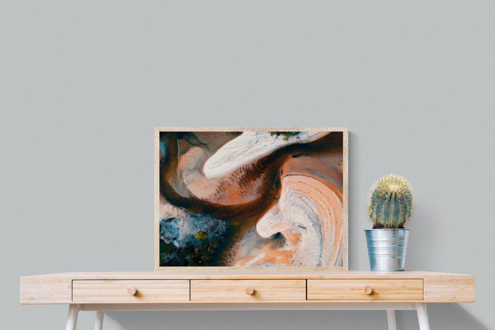 Nature's Swirl-Wall_Art-80 x 60cm-Mounted Canvas-Wood-Pixalot