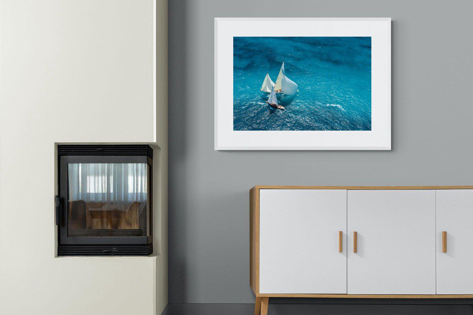Nautical-Wall_Art-100 x 75cm-Framed Print-White-Pixalot