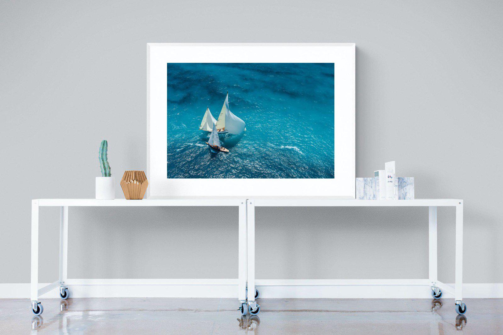 Nautical-Wall_Art-120 x 90cm-Framed Print-White-Pixalot