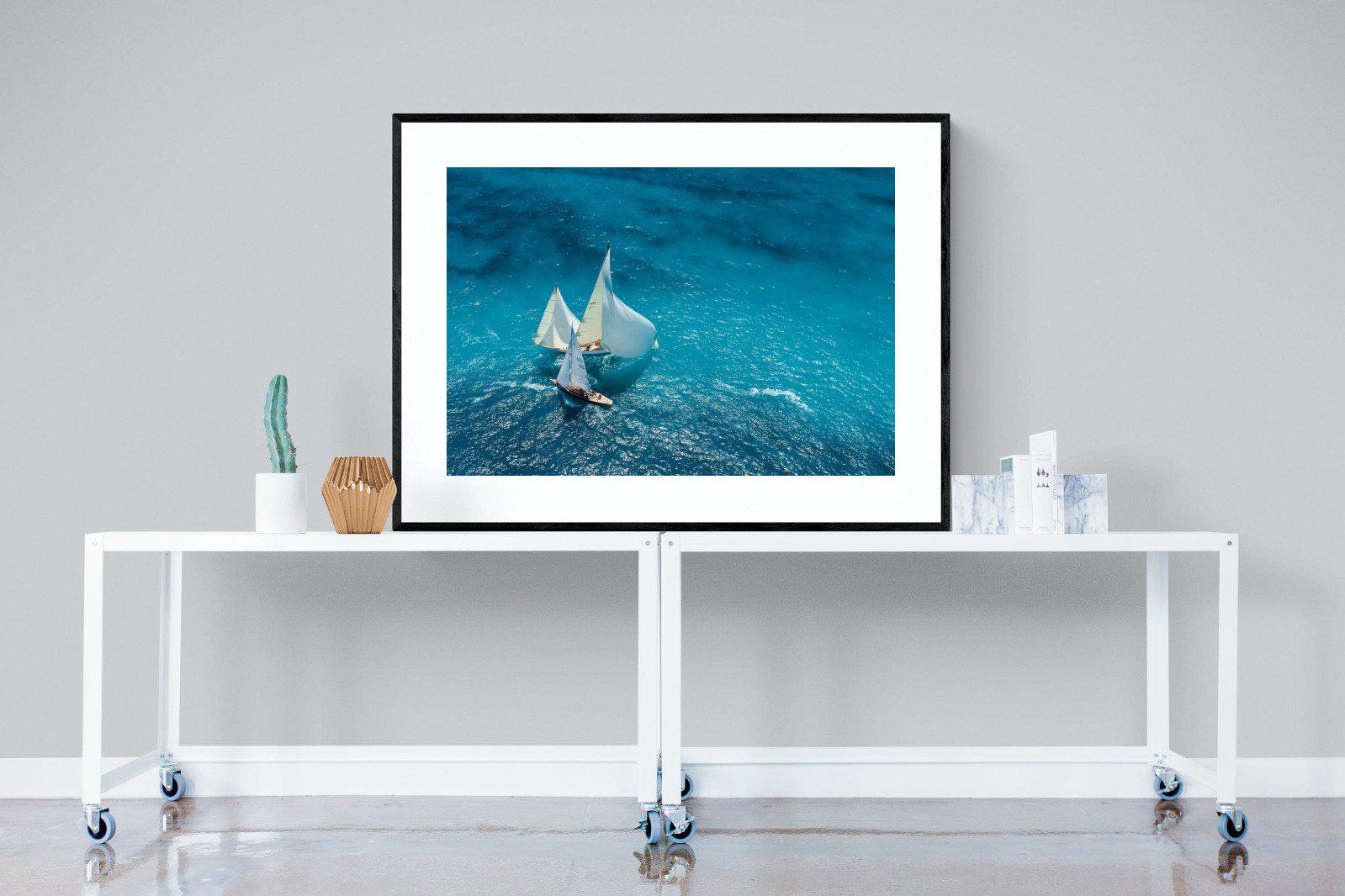 Nautical-Wall_Art-120 x 90cm-Framed Print-Black-Pixalot