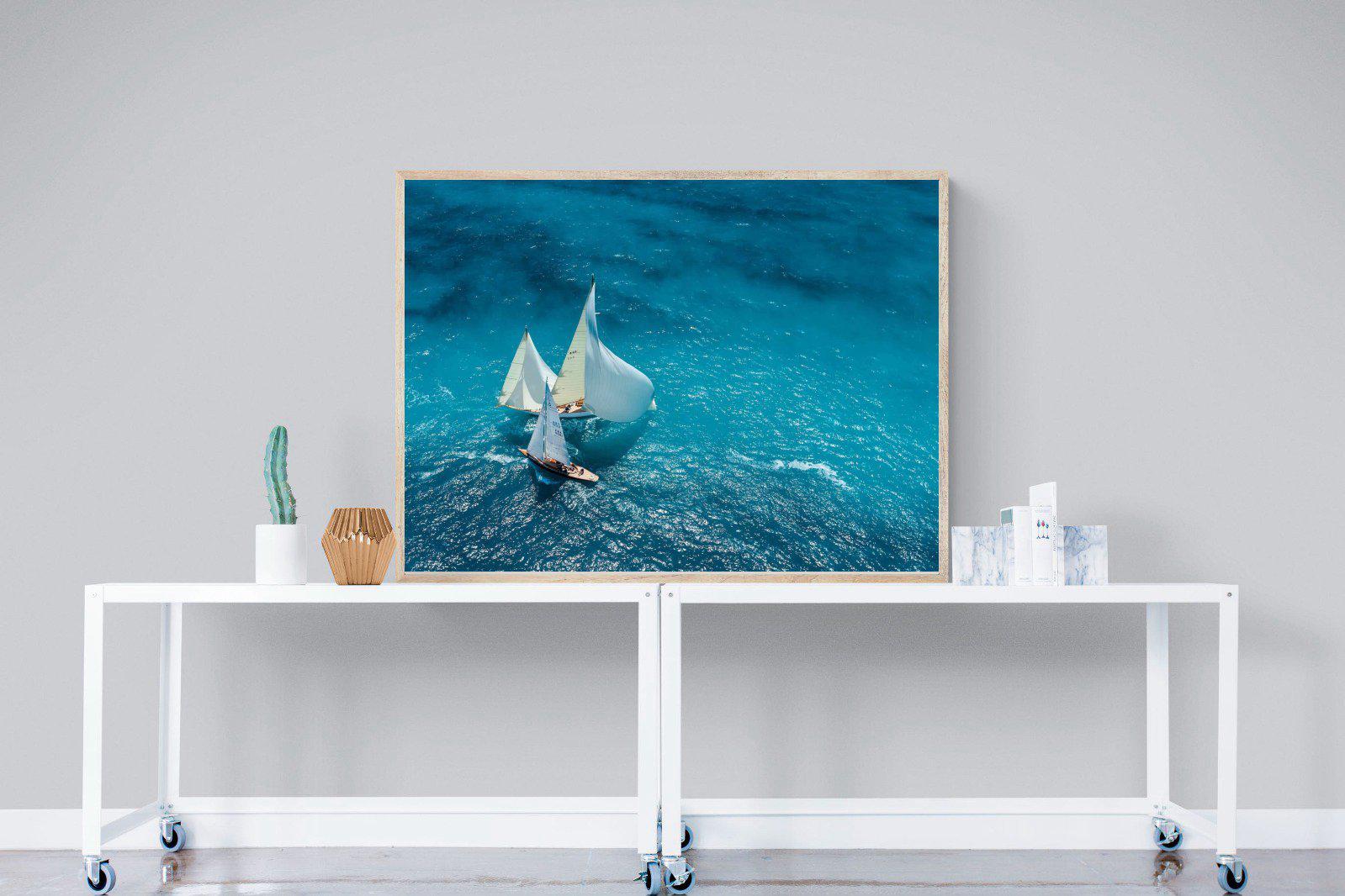 Nautical-Wall_Art-120 x 90cm-Mounted Canvas-Wood-Pixalot