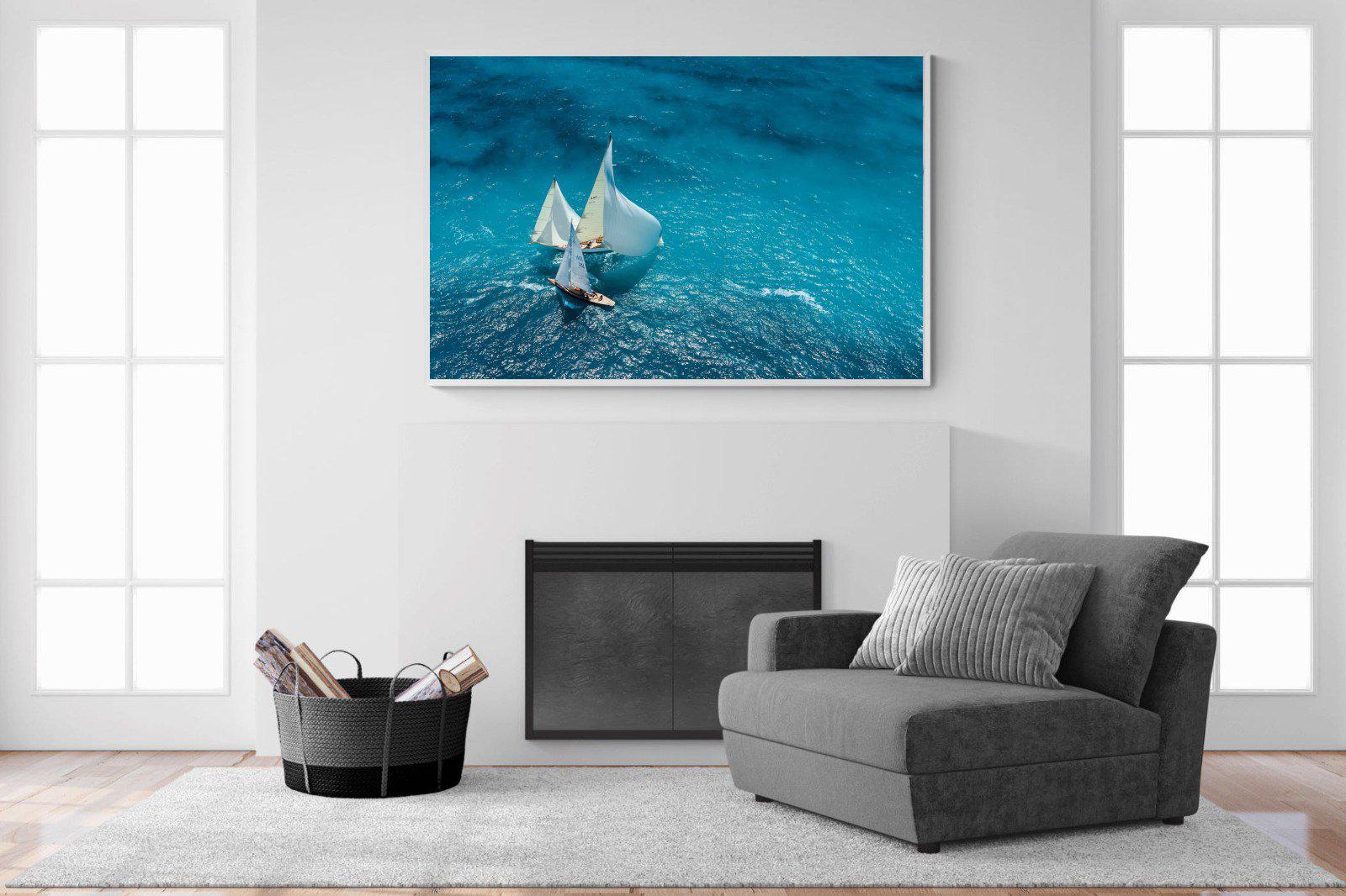 Nautical-Wall_Art-150 x 100cm-Mounted Canvas-White-Pixalot