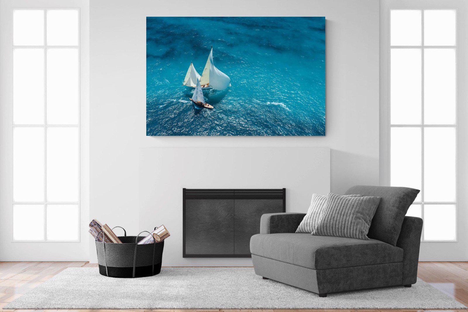 Nautical-Wall_Art-150 x 100cm-Mounted Canvas-No Frame-Pixalot
