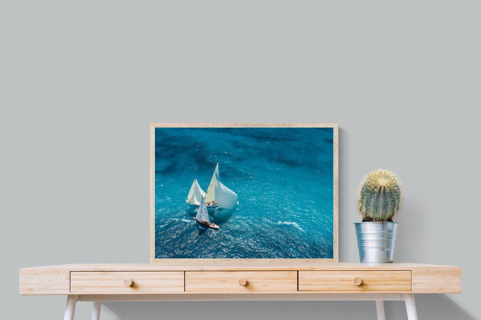 Nautical-Wall_Art-80 x 60cm-Mounted Canvas-Wood-Pixalot