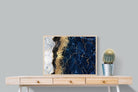 Navy & Gold-Wall_Art-80 x 60cm-Mounted Canvas-Wood-Pixalot