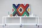 Ndebele Beads-Wall_Art-120 x 90cm-Mounted Canvas-White-Pixalot