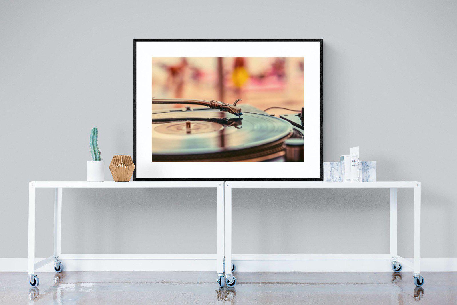 Needle-Wall_Art-120 x 90cm-Framed Print-Black-Pixalot