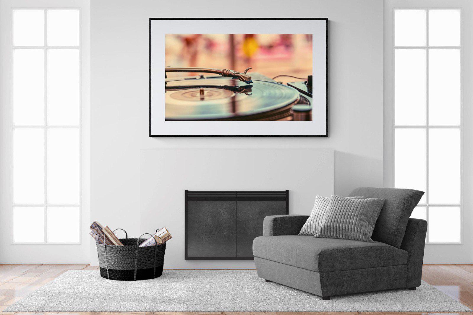 Needle-Wall_Art-150 x 100cm-Framed Print-Black-Pixalot