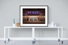 Neon Brooklyn-Wall_Art-120 x 90cm-Framed Print-Black-Pixalot