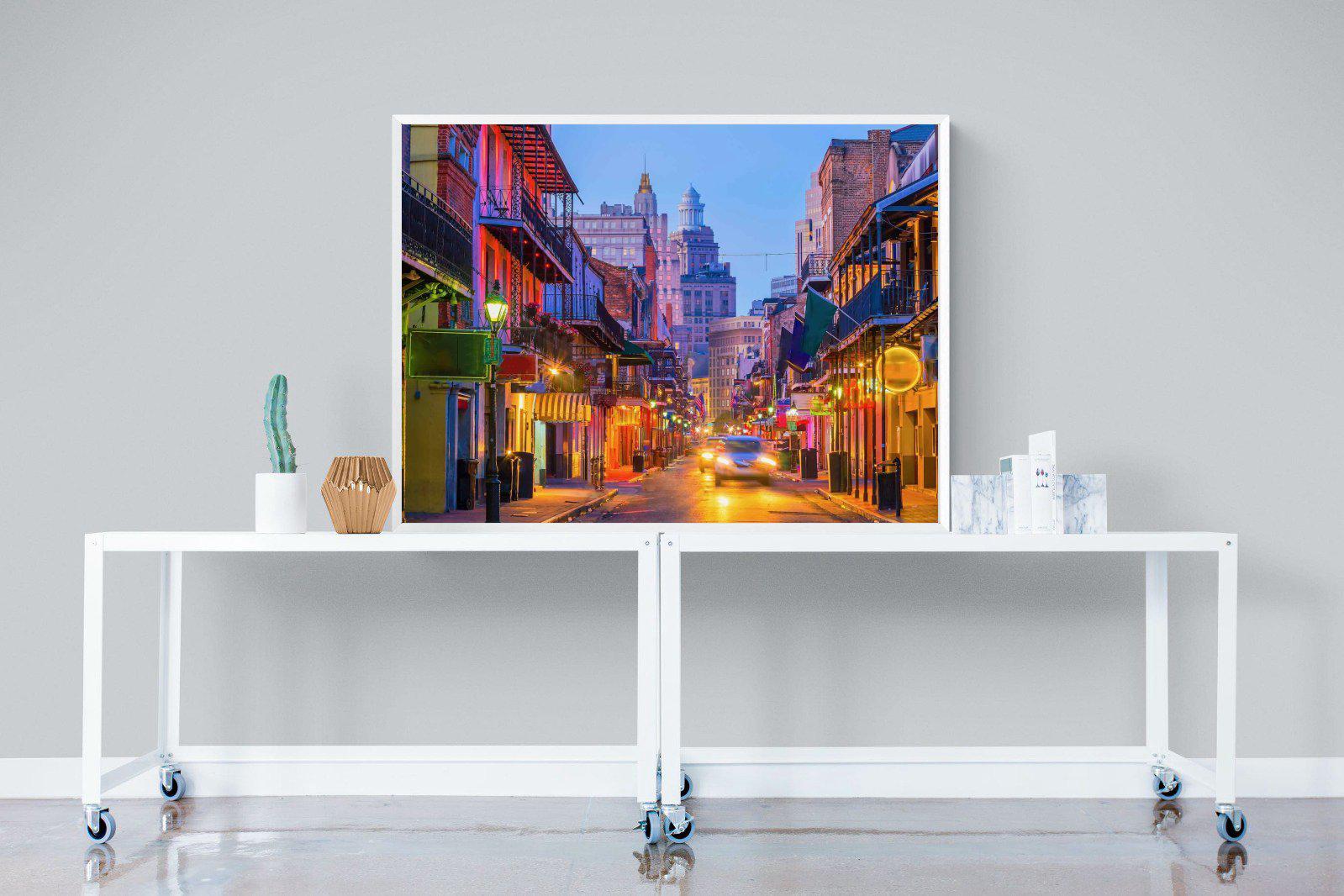 New Orleans-Wall_Art-120 x 90cm-Mounted Canvas-White-Pixalot