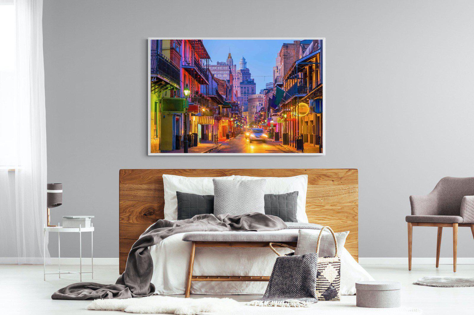 New Orleans-Wall_Art-150 x 100cm-Mounted Canvas-White-Pixalot