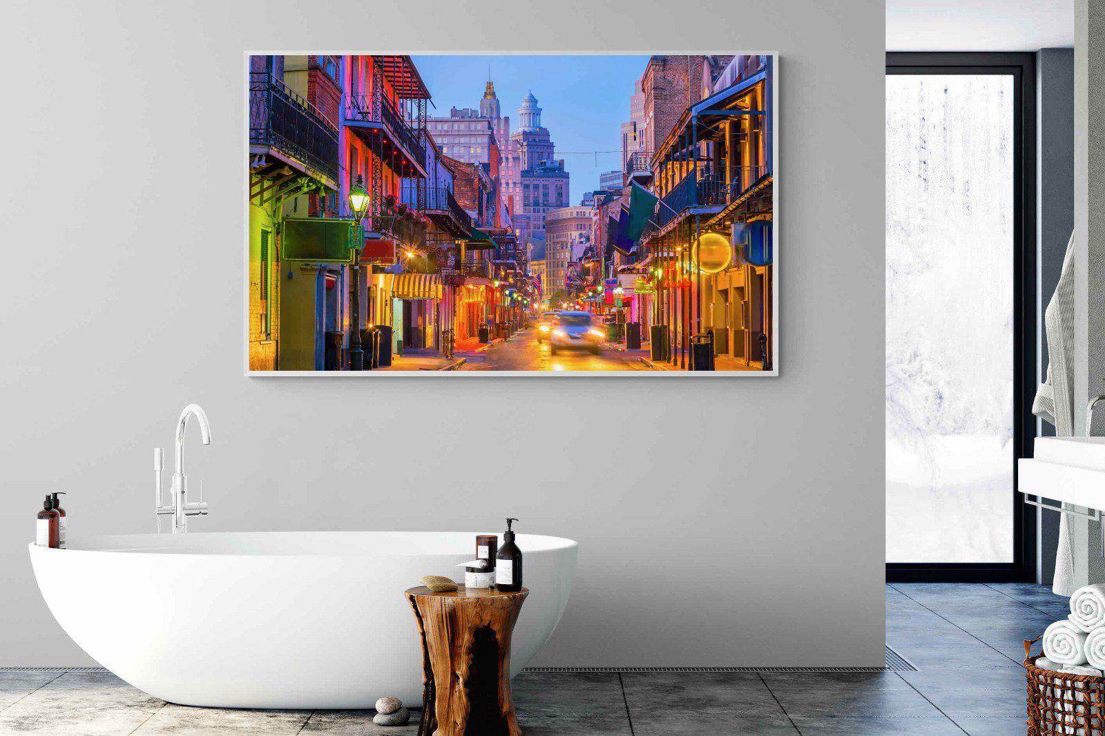 New Orleans-Wall_Art-180 x 110cm-Mounted Canvas-White-Pixalot