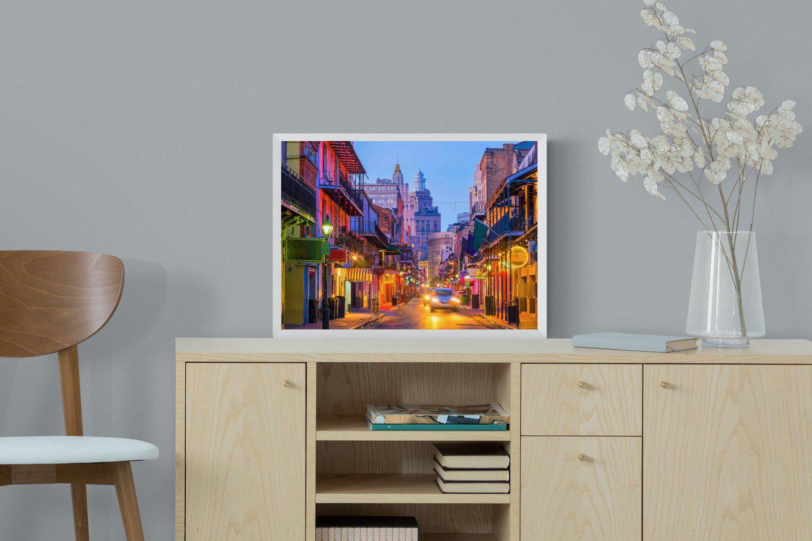 New Orleans-Wall_Art-60 x 45cm-Mounted Canvas-White-Pixalot
