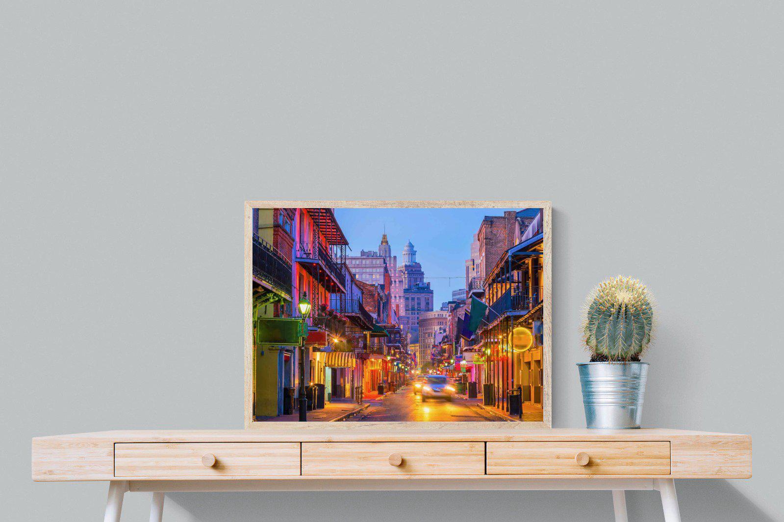 New Orleans-Wall_Art-80 x 60cm-Mounted Canvas-Wood-Pixalot