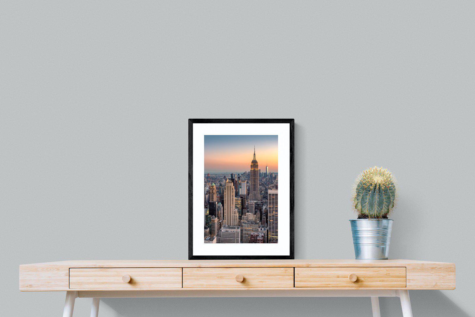 New York-Wall_Art-45 x 60cm-Framed Print-Black-Pixalot